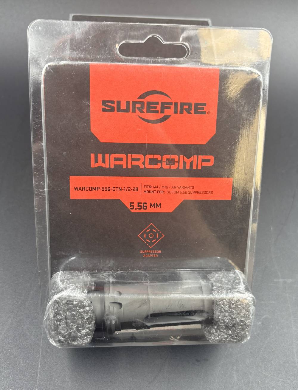 WARCOMP-556-CTN-1/2-28 Closed-Tine Flash Hider UPC 084871325516-img-0