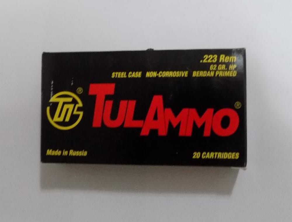 TulAmmo .223 62gr HP Ammo 200rds-img-0