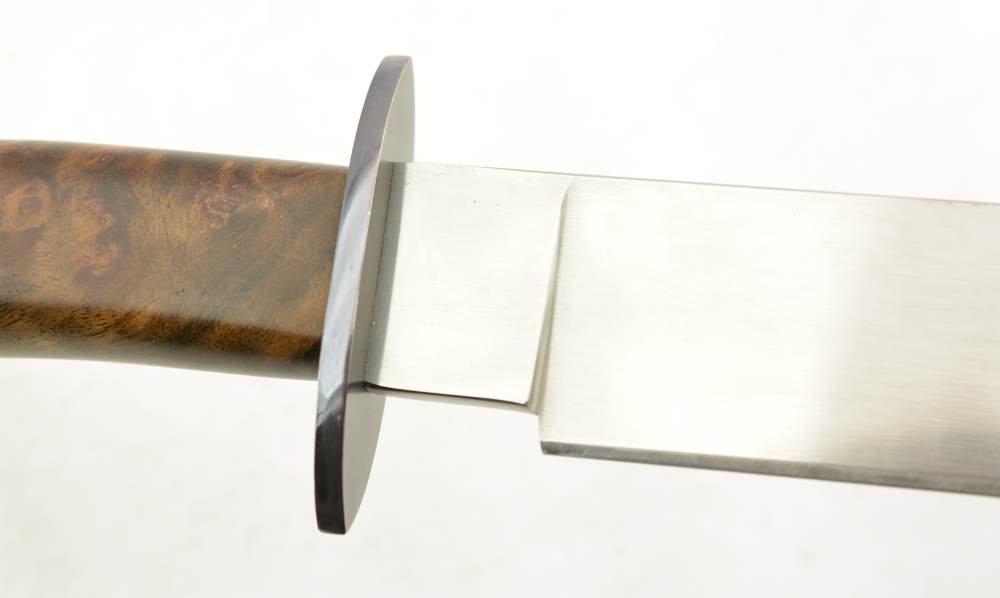Custom Maker John Davis 10” Trail Bowie with Kraig Bergum Scabbard-img-6