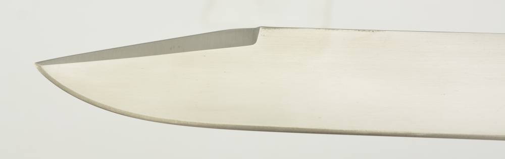 Custom Maker John Davis 10” Trail Bowie with Kraig Bergum Scabbard-img-4