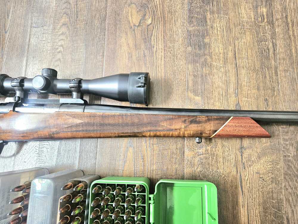 Mauser K98 98 24” Bolt Action Rifle Package 338-06 A-Square + Scope + AMMO!-img-2