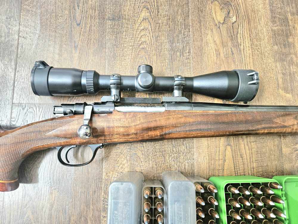 Mauser K98 98 24” Bolt Action Rifle Package 338-06 A-Square + Scope + AMMO!-img-3