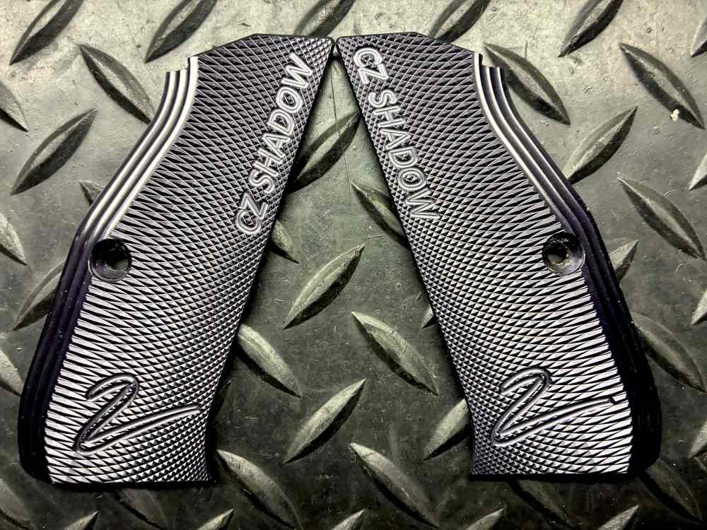 CZ Shadow 2 Grip panels - CZ Factory - BLACK - NOS -img-0