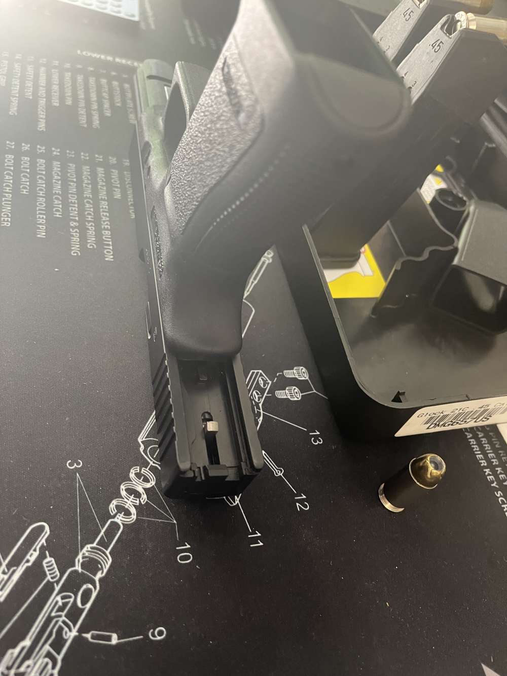Very Nice Factory Glock 21C Gen 3 complete w/Tub, mags, paperwork, etc.  -img-13