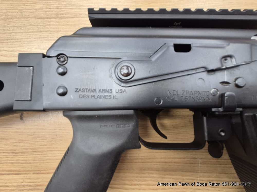 ZASTAVA ZPAPM70 UPGRADED, M70 TRIANGLE FOLDING STOCK, SCOPE MOUNT, SLR HAND-img-28