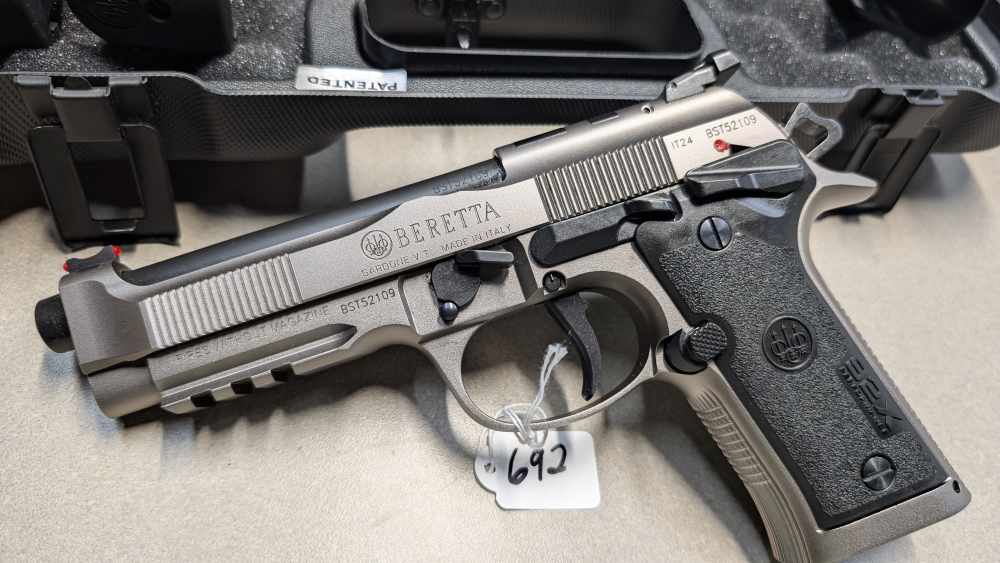 Beretta 92X Performance M9 9mm Pistol EXCELLENT IN CASE PENNY START-img-2