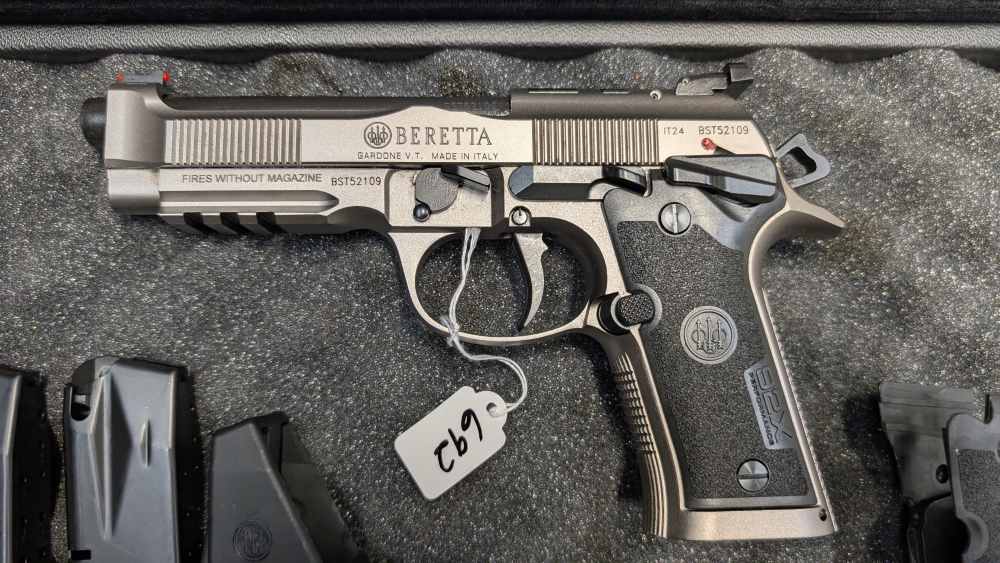 Beretta 92X Performance M9 9mm Pistol EXCELLENT IN CASE PENNY START-img-1