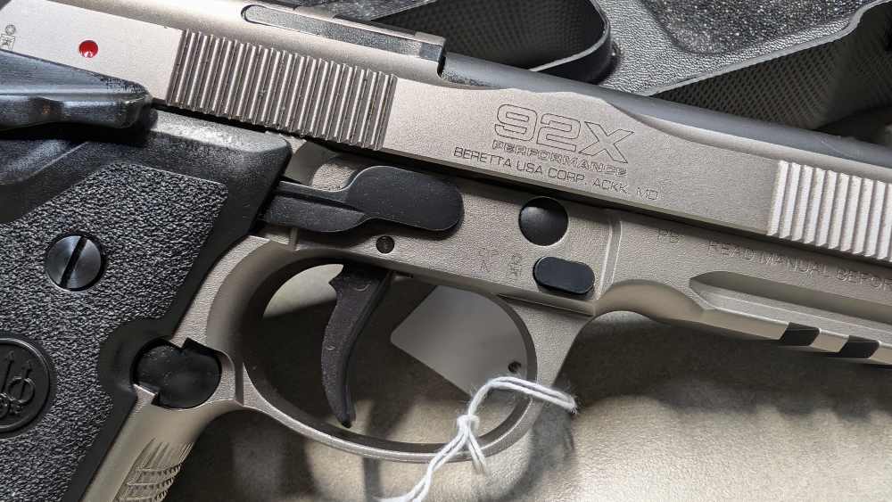 Beretta 92X Performance M9 9mm Pistol EXCELLENT IN CASE PENNY START-img-6