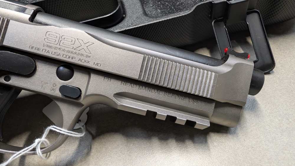Beretta 92X Performance M9 9mm Pistol EXCELLENT IN CASE PENNY START-img-5