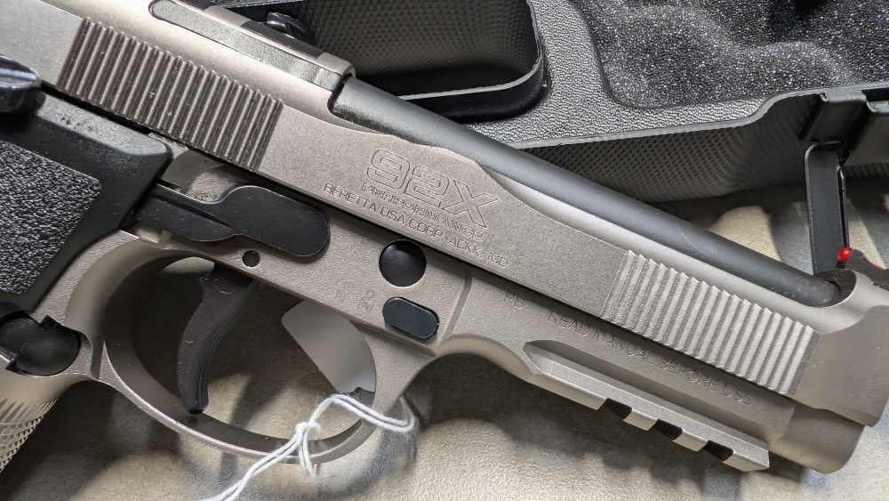 Beretta 92X Performance M9 9mm Pistol EXCELLENT IN CASE PENNY START-img-4