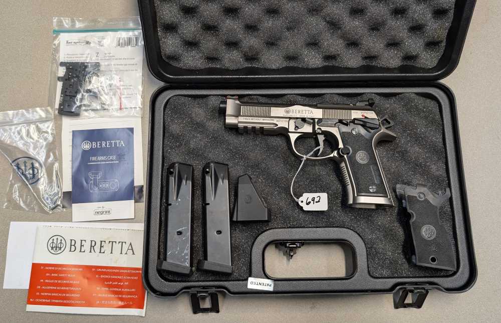 Beretta 92X Performance M9 9mm Pistol EXCELLENT IN CASE PENNY START-img-0