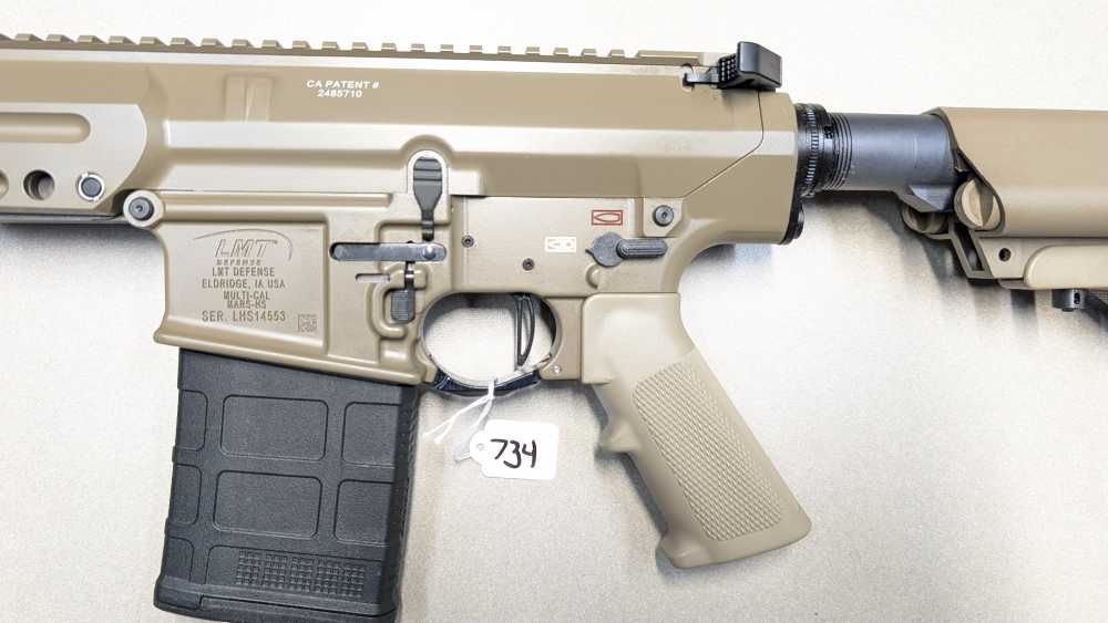 LMT MARS-HS 308 Excellent Condition FDE finish AR10 PENNY START-img-3