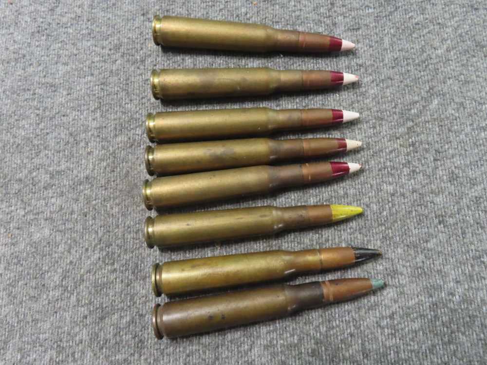 8 ROUNDS .50 CALIBER BROWNING MACHINEGUN AMMO; U.S. & DOMINICAN REP.-img-7