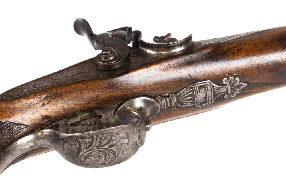 Antique European Percussion Pistol .62 Cal GOLD INLAY c.1800 16mm-img-8
