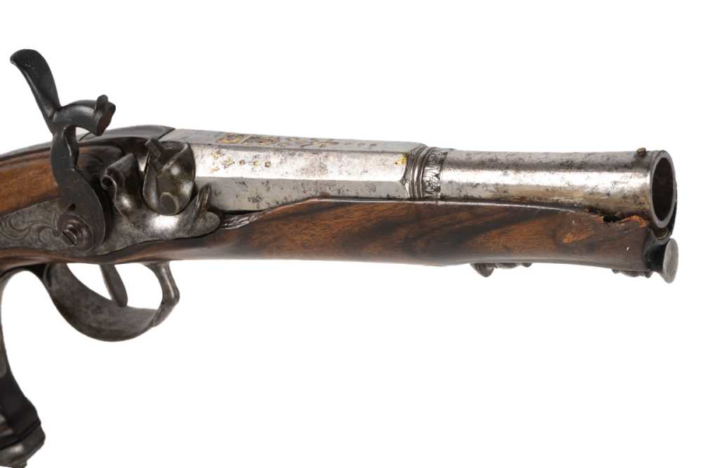 Antique European Percussion Pistol .62 Cal GOLD INLAY c.1800 16mm-img-10