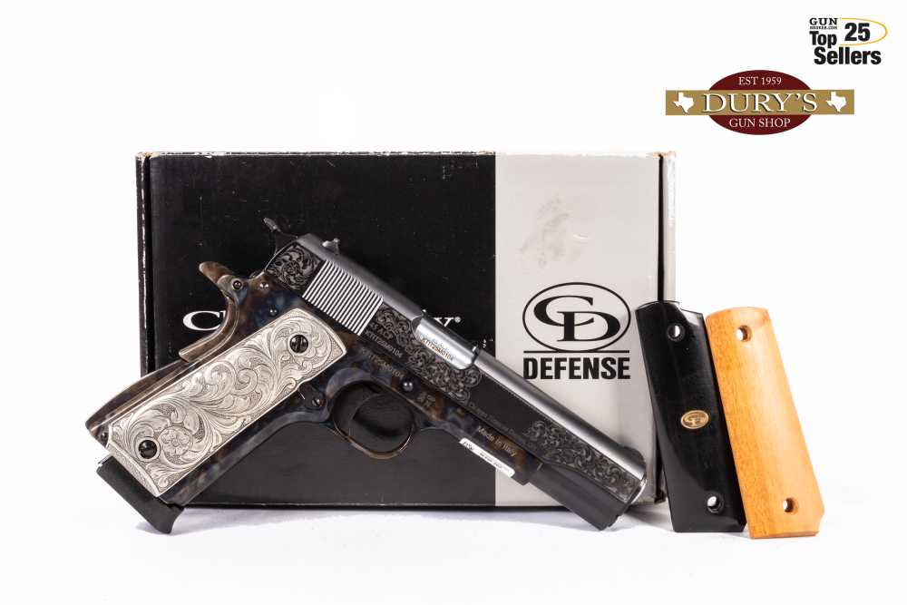 Charles Daly 1911 Engraved 45ACP Dury's #40519-img-0