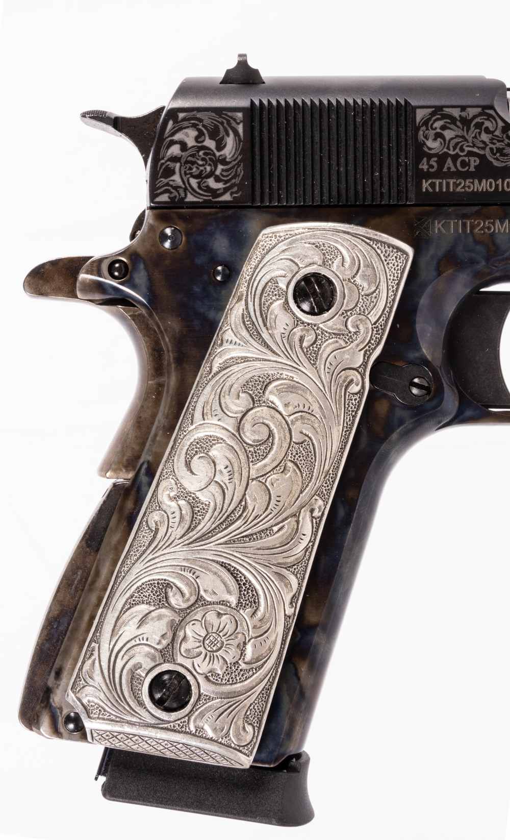 Charles Daly 1911 Engraved 45ACP Dury's #40519-img-1