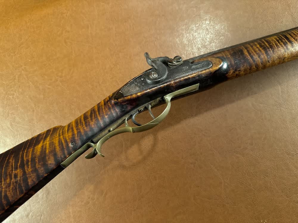 Large Heavy 1850's Hawken Style .50 Cal Percussion Fullstock Plains Rifle-img-15