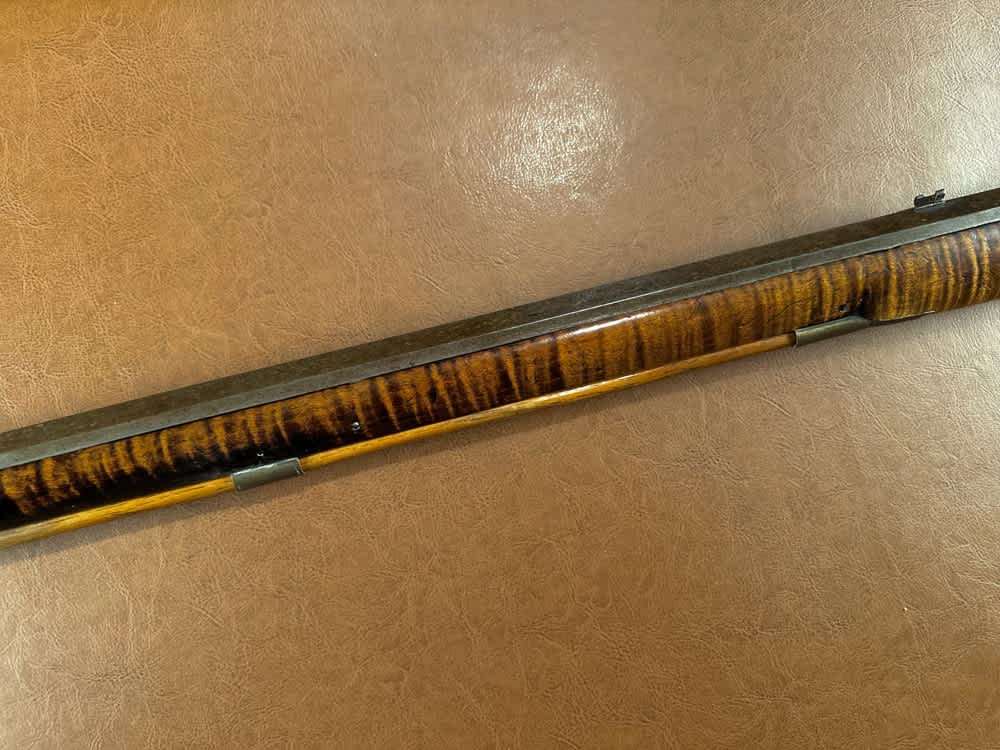 Large Heavy 1850's Hawken Style .50 Cal Percussion Fullstock Plains Rifle-img-25