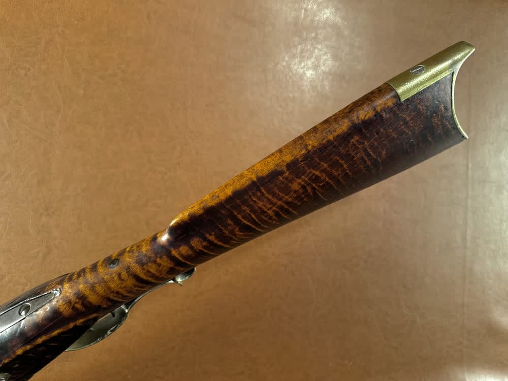 Large Heavy 1850's Hawken Style .50 Cal Percussion Fullstock Plains Rifle-img-8