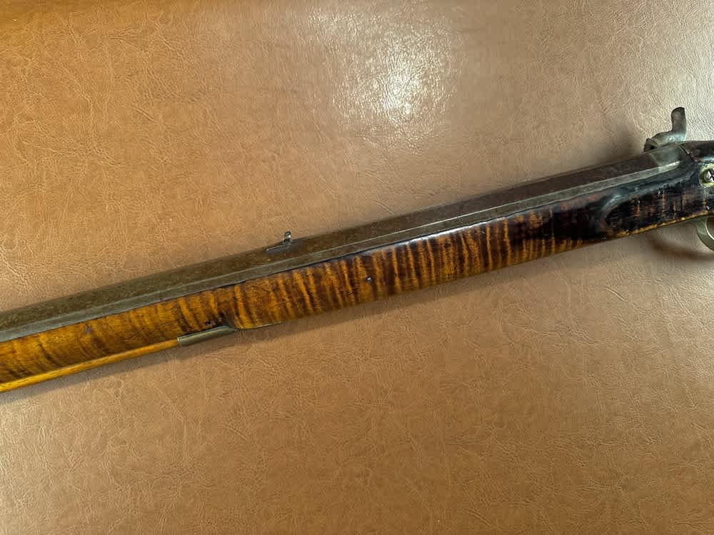 Large Heavy 1850's Hawken Style .50 Cal Percussion Fullstock Plains Rifle-img-24