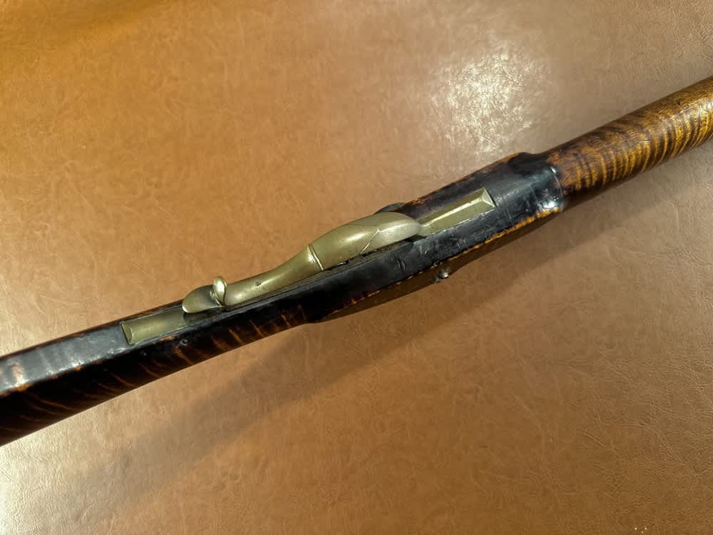 Large Heavy 1850's Hawken Style .50 Cal Percussion Fullstock Plains Rifle-img-14