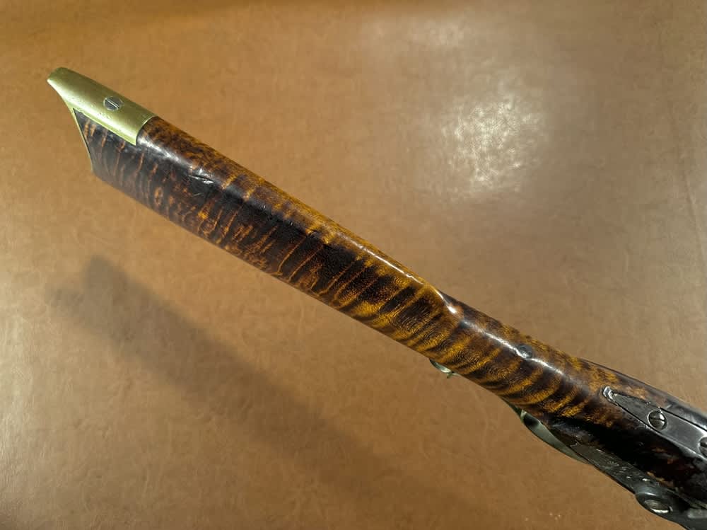 Large Heavy 1850's Hawken Style .50 Cal Percussion Fullstock Plains Rifle-img-11