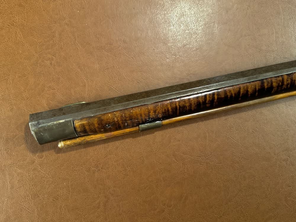 Large Heavy 1850's Hawken Style .50 Cal Percussion Fullstock Plains Rifle-img-26