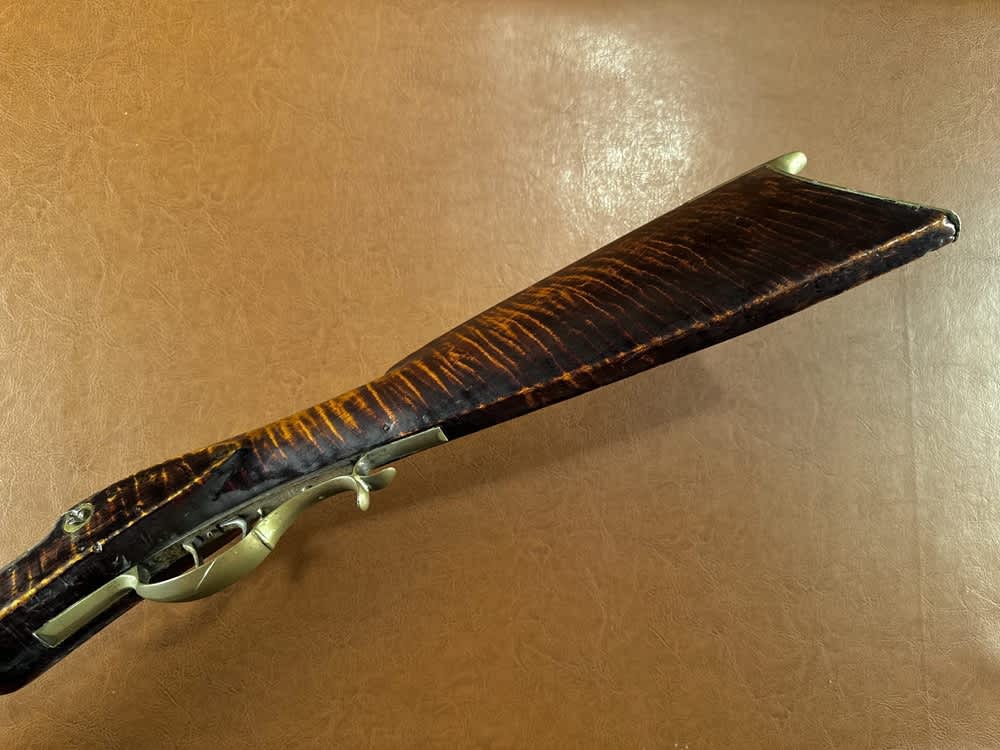 Large Heavy 1850's Hawken Style .50 Cal Percussion Fullstock Plains Rifle-img-10