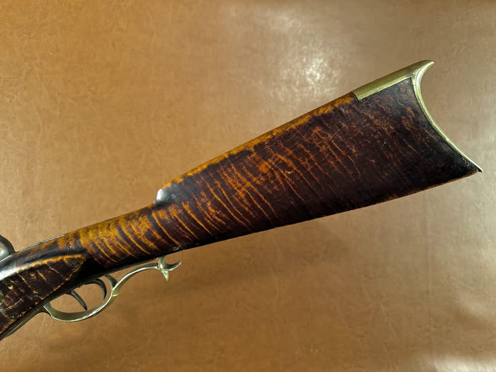 Large Heavy 1850's Hawken Style .50 Cal Percussion Fullstock Plains Rifle-img-9