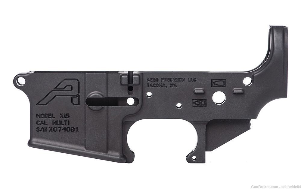 Aero Precision AR15 Stripped Lower Receiver, Gen 2 - Anodized Black-img-0