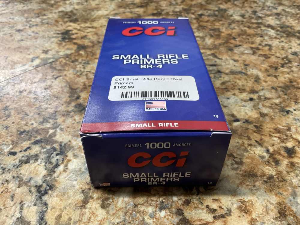 CCI Small Rifle Primers BR-4 QTY:1000-img-0