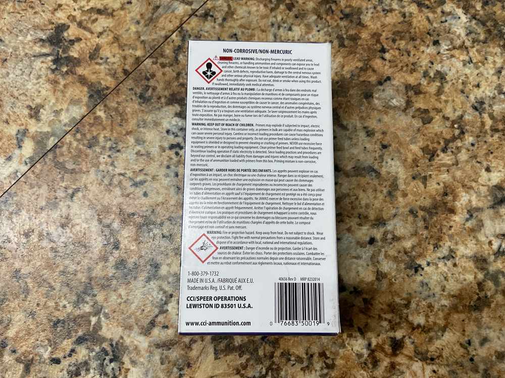 CCI Small Rifle Primers BR-4 QTY:1000-img-1