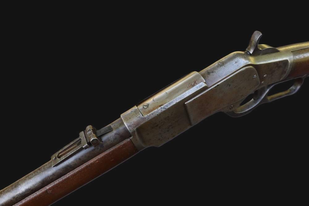 Rare Winchester 1873 First Model Musket .44-40 w/Cody Letter - 1875 Mfg.-img-15