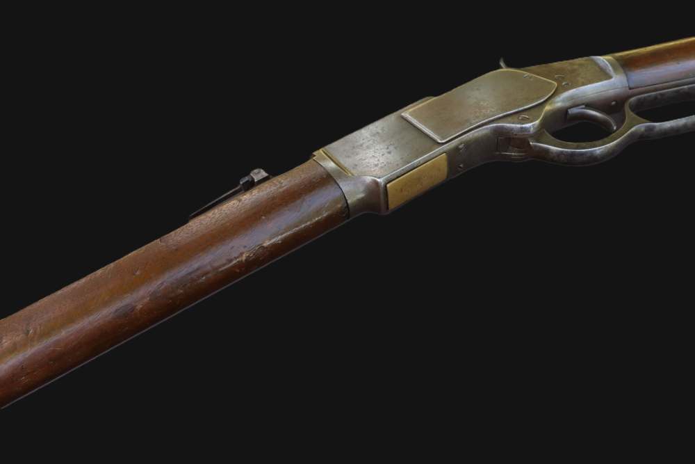Rare Winchester 1873 First Model Musket .44-40 w/Cody Letter - 1875 Mfg.-img-16