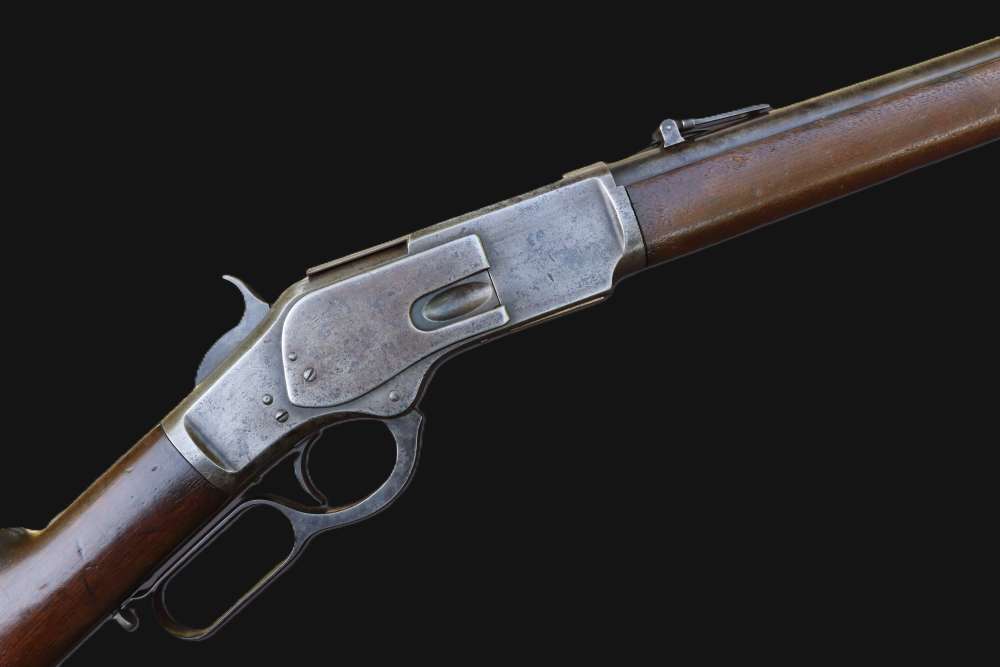 Rare Winchester 1873 First Model Musket .44-40 w/Cody Letter - 1875 Mfg.-img-3
