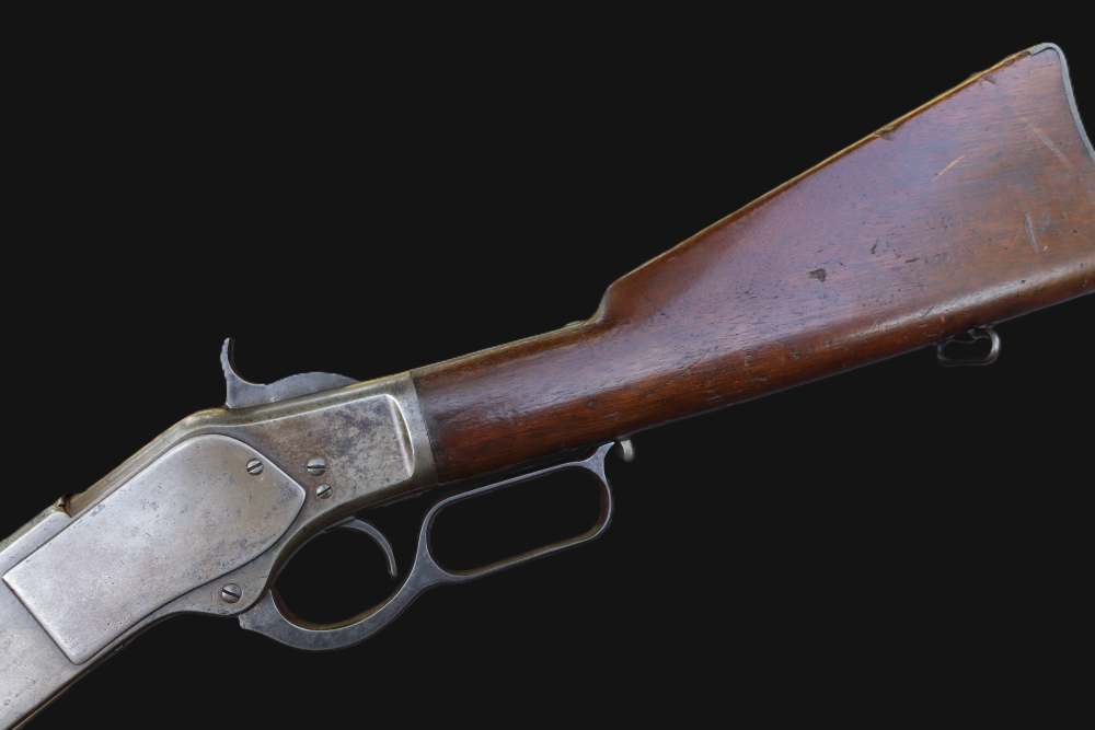Rare Winchester 1873 First Model Musket .44-40 w/Cody Letter - 1875 Mfg.-img-13
