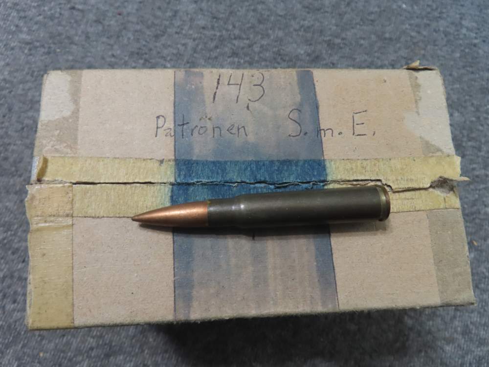 143 ROUNDS WWII GERMAN 8mm MAUSER CALIBER LATE WAR AMMUNITION-img-0