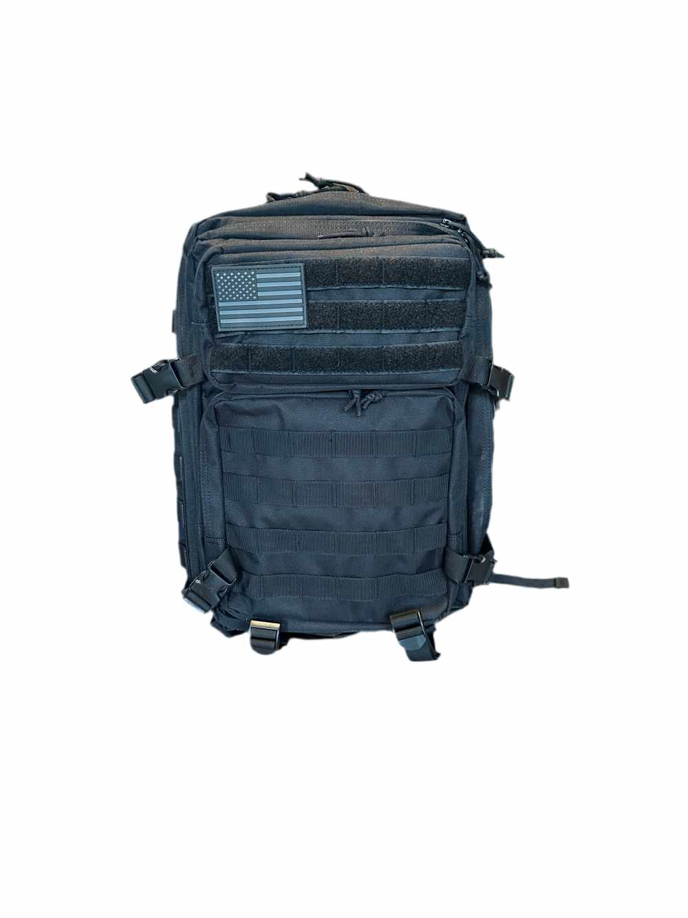 40L Tactical Backpack – 900D/1000D Molle Assault Pack Blackout Stealth-img-1