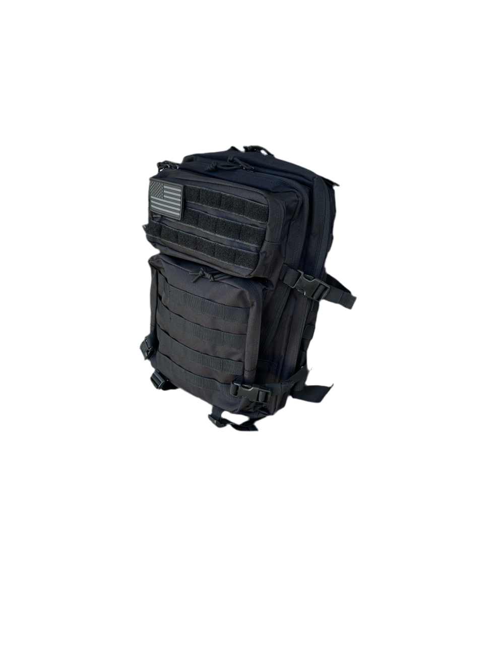 40L Tactical Backpack – 900D/1000D Molle Assault Pack Blackout Stealth-img-3