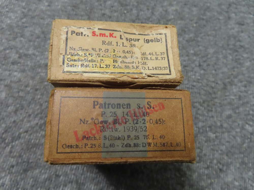 2 FULL BOXES, 30 ROUNDS WWII GERMAN 8mm MASUER AMMO-BALL & TRACER-img-11