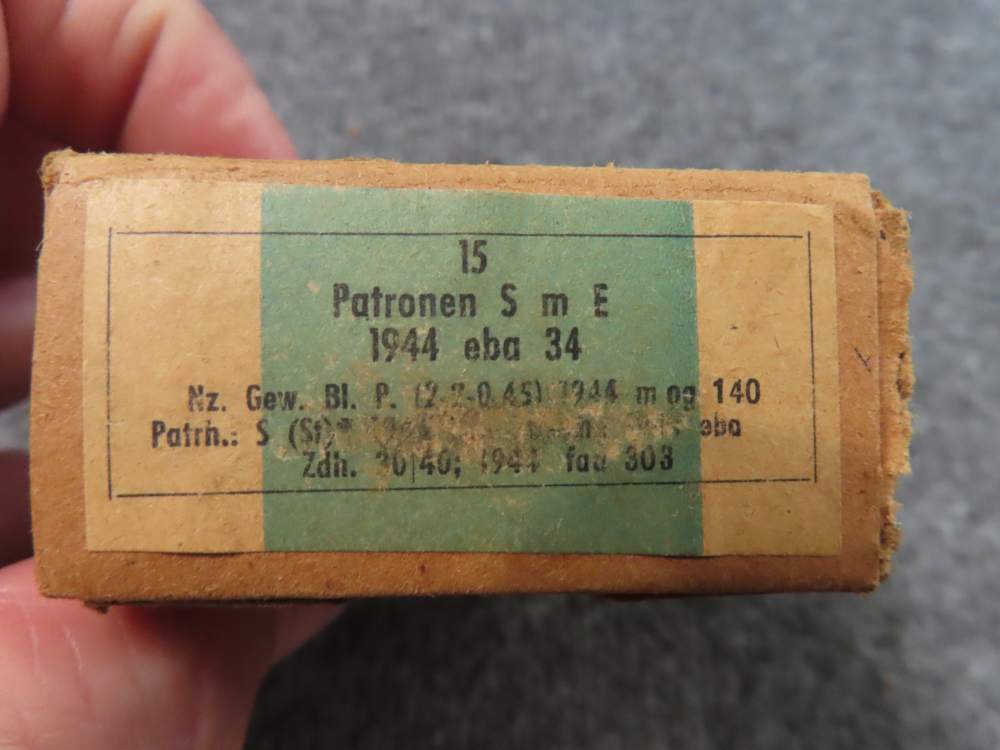 7 BOXES, 105 ROUNDS WWII GERMAN 8mm MAUSER AMMO IN GOOD CONDITION-img-4