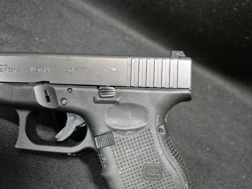 Glock 27 Gen 4 .40 S&W Pistol with Three Magazines, Accessories, Hard Case-img-10