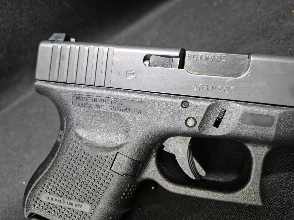 Glock 27 Gen 4 .40 S&W Pistol with Three Magazines, Accessories, Hard Case-img-3