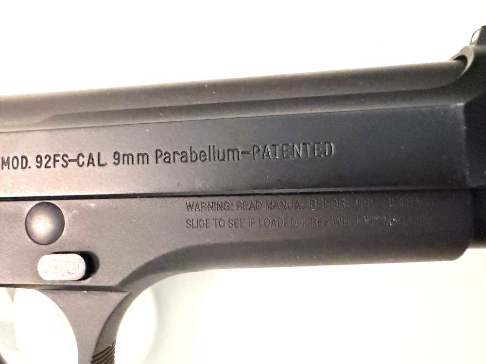 Beretta 92 FS 9mm Early Accokeek MD Straight Dust Cover Made in the USA -img-6