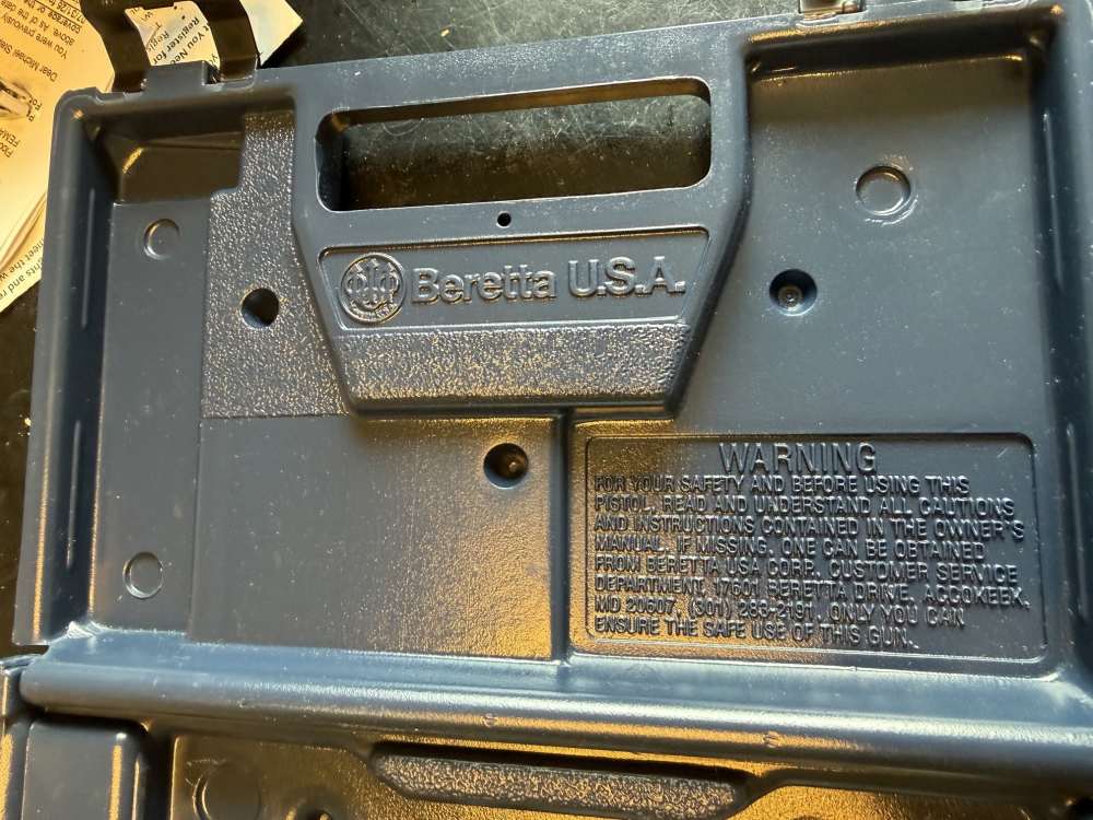 Beretta 92 FS 9mm Early Accokeek MD Straight Dust Cover Made in the USA -img-10