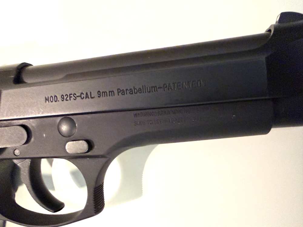Beretta 92 FS 9mm Early Accokeek MD Straight Dust Cover Made in the USA -img-7