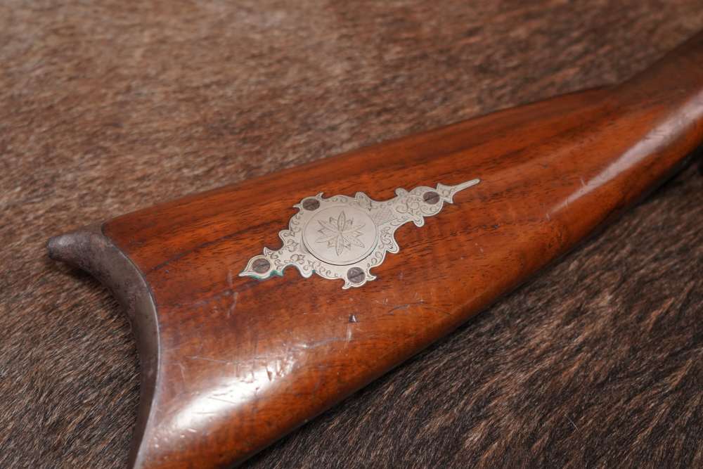 EW Cook Target Rifle .40 36” Single Shot Percussion Double Trigger Antique -img-8