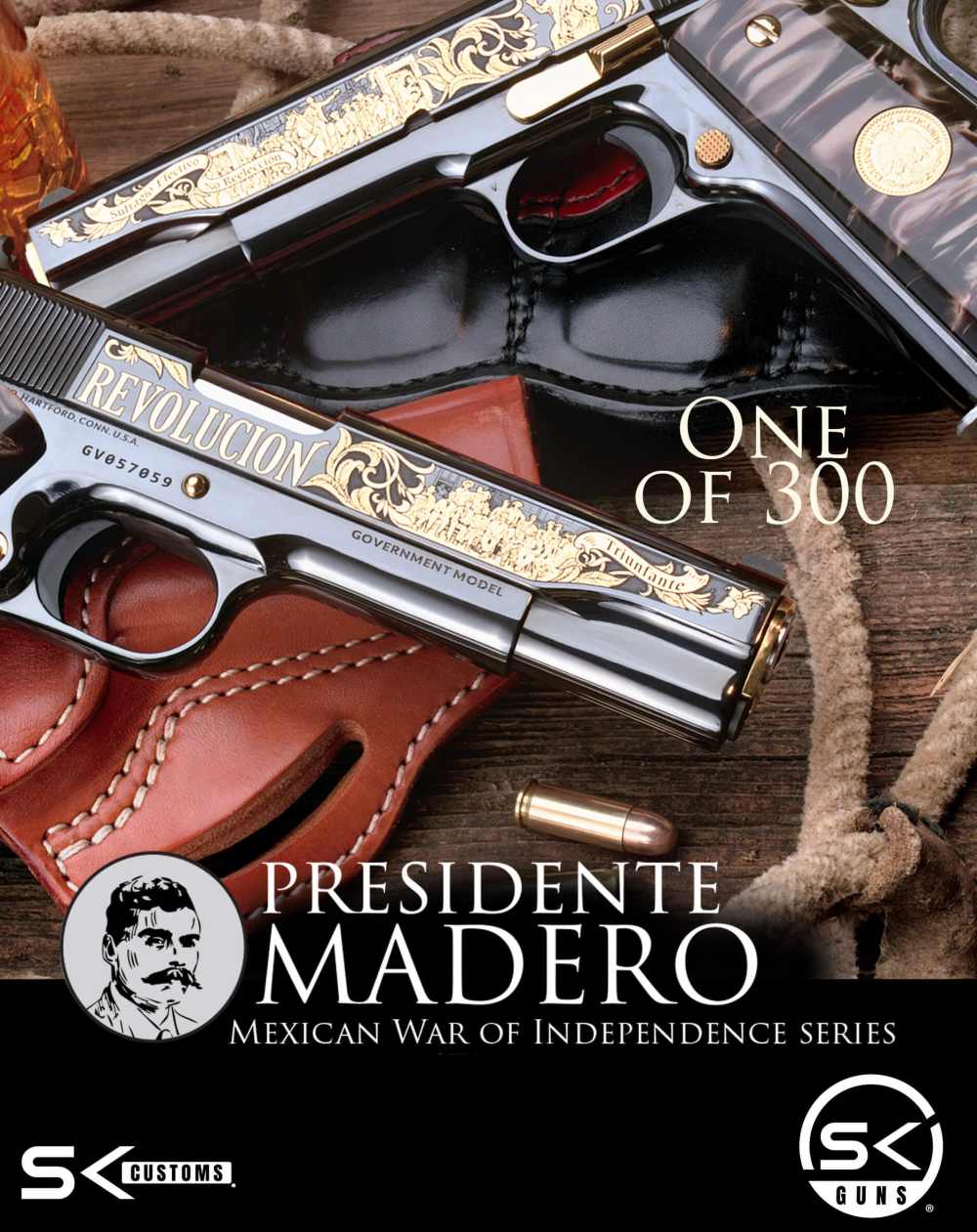COLT PRESIDENTE MADERO, 4th SERIES IN LA REVOLUCION 38 super #68 of300 made-img-0