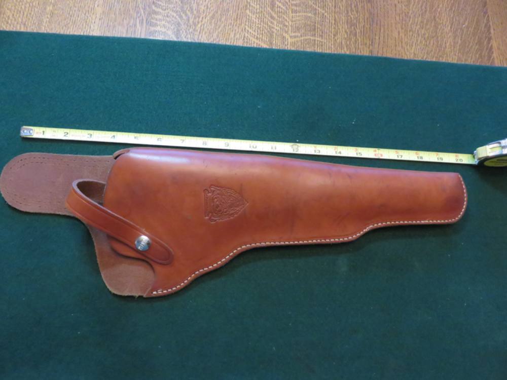 NEW (half price!) LARGE REVOLVER LEATHER HOLSTER -img-0